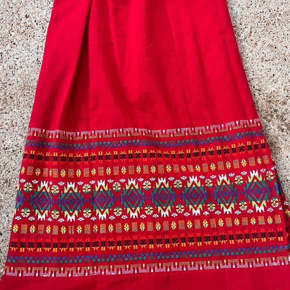 Vintage 1970s Hand Made Guatemala Dress - Picture 7 of 13